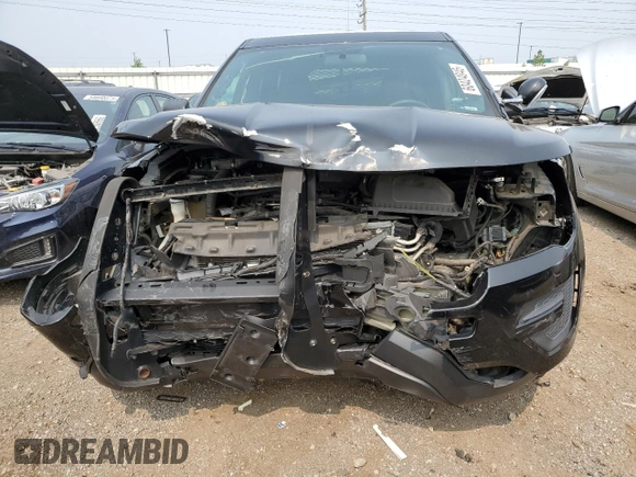 2017 Ford Police Interceptor Utility with VIN 1FM5K8AR4HGE02145, listed as a Copart auction lot 60424045 with Not provided miles and Salvage title. Bid and sale history available at DreamBid. Image 5.