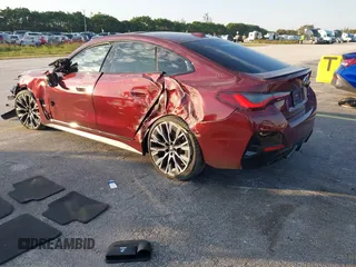 2023 BMW 4 Series M440i z VIN WBA63AW01PFN33820, wystawiony jako IAAI lot #41241907 z przebiegiem 10 789 mil mil oraz . Historia ofert i sprzedaży dostępna na DreamBid. Obrazek 3.