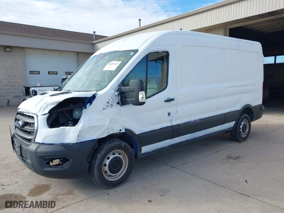 2020 Ford Transit Cargo Van with VIN 1FTBR1C8XLKA88909, listed as a IAAI auction lot 40487447 with 165,089 mi miles. Bid and sale history available at carsss.com. Image 17.