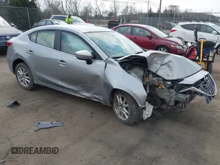 2014 Mazda 3 i Touring z VIN JM1BM1V77E1183021, wystawiony jako IAAI lot #41797389 z przebiegiem 166 219 mil mil oraz . Historia ofert i sprzedaży dostępna na DreamBid. Obrazek 1.