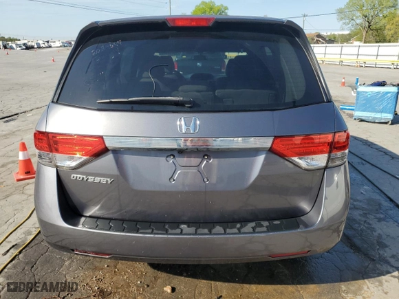 2015 Honda Odyssey LX with VIN 5FNRL5H25FB009675, listed as a Copart auction lot 53030325 with 154,319 mi miles and Salvage Title. Bid and sale history available at carsss.com. Image 6.