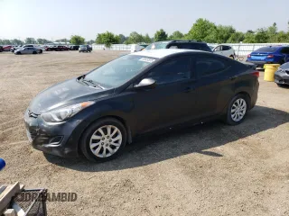 2013 Hyundai Elantra GLS with VIN 5NPDH4AE1DH233633, listed as a Copart auction lot 60449585 with 124,839 mi miles and Clean title. Bid and sale history available at DreamBid. Image 1.