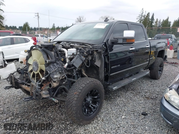 2018 GMC Sierra 2500HD SLT with VIN 1GT12TEY4JF203731, listed as a IAAI auction lot 41858306 with 86,931 mi miles. Bid and sale history available at carsss.com. Image 2.