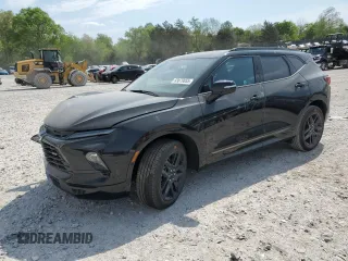 2024 Chevrolet Blazer RS z VIN 3GNKBKRS1RS223583, wystawiony jako Copart lot #53879055 z przebiegiem 2 740 mil mil oraz Szkoda całkowita • Salvage title. Historia ofert i sprzedaży dostępna na DreamBid. Obrazek 1.