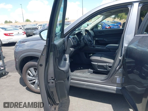 2024 Nissan Pathfinder S with VIN 5N1DR3AA3RC296378, listed as a IAAI auction lot 42249673 with 10,309 mi miles and . Bid and sale history available at DreamBid. Image 5.
