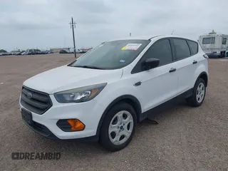 2018 Ford Escape S with VIN 1FMCU0F74JUA63601, listed as a IAAI auction lot 42264145 with 100,478 mi miles and . Bid and sale history available at DreamBid. Image 2.