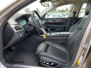 2018 BMW 7 Series 740i with VIN WBA7E2C59JG741689, listed as a Copart auction lot 50948855 with 96,337 mi miles and Salvage Title. Bid and sale history available at carsss.com. Image 7.