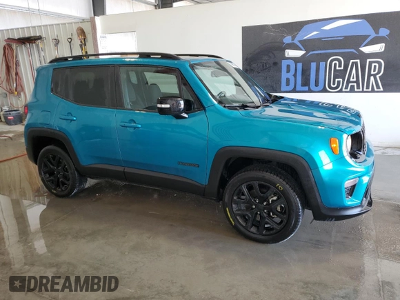 2022 Jeep Renegade Altitude z VIN ZACNJDE1XNPN73059, wystawiony jako Copart lot #56214685 z przebiegiem 56 666 mil mil oraz Szkoda całkowita • Salvage title. Historia ofert i sprzedaży dostępna na DreamBid. Obrazek 4.