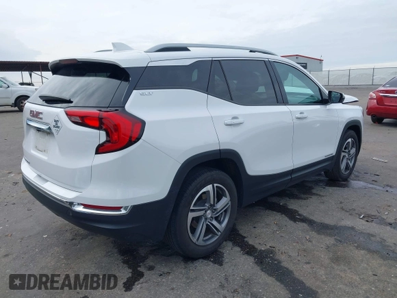 2021 GMC Terrain SLT z VIN 3GKALPEV7ML310653, wystawiony jako IAAI lot #41584058 z przebiegiem 86 069 mil mil oraz . Historia ofert i sprzedaży dostępna na DreamBid. Obrazek 4.
