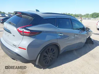 2023 Nissan Murano SV with VIN 5N1AZ2BJ5PC130761, listed as a IAAI auction lot 42055080 with 22,079 mi miles and . Bid and sale history available at DreamBid. Image 4.