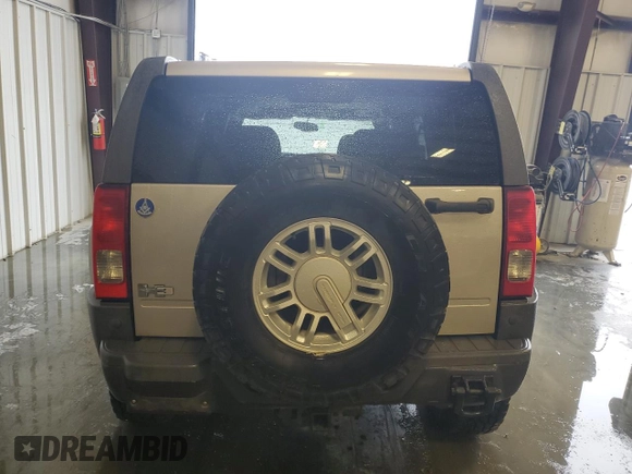 2008 Hummer H3 SUV with VIN 5GTEN13E588146985, listed as a Copart auction lot 73355404 with 96,450 mi miles and Salvage Title. Bid and sale history available at carsss.com. Image 6.