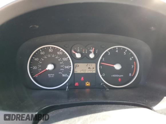 2006 Hyundai Tiburon GT z VIN KMHHN65F26U225506, wystawiony jako Copart lot #56997285 z przebiegiem 170 175 mil mil oraz Szkoda całkowita • Salvage title. Historia ofert i sprzedaży dostępna na DreamBid. Obrazek 9.