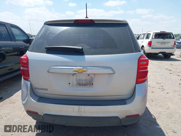 2017 Chevrolet Equinox LS z VIN 2GNALBEK3H1550771, wystawiony jako IAAI lot #42053043 z przebiegiem 117 426 mil mil oraz . Historia ofert i sprzedaży dostępna na DreamBid. Obrazek 16.