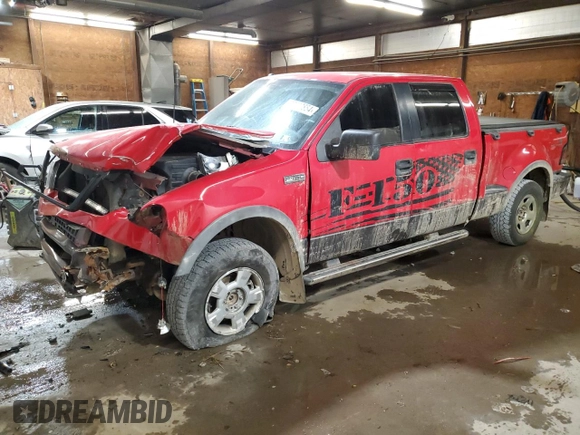 2006 Ford F-150 XLT with VIN 1FTPW04576KD15913, listed as a Copart auction lot 77202854 with 238,456 mi miles and Salvage Title. Bid and sale history available at carsss.com. Image 1.