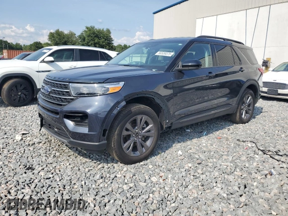 2024 Ford Explorer XLT with VIN 1FMSK8DH3RGA50909, listed as a Copart auction lot 56539375 with 26,700 mi miles and Clean title. Bid and sale history available at DreamBid. Image 1.