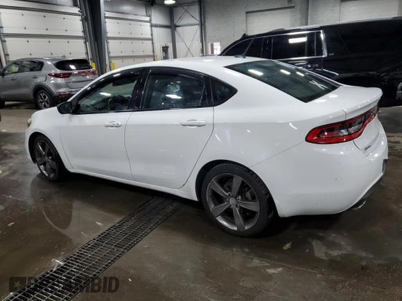2015 Dodge Dart GT z VIN 1C3CDFEBXFD243965, wystawiony jako Copart lot #57996375 z przebiegiem 186 625 mil mil oraz Szkoda całkowita • Salvage title. Historia ofert i sprzedaży dostępna na DreamBid. Obrazek 2.