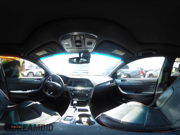 2015 Hyundai Sonata Sport with VIN 5NPE34ABXFH195251, listed as a IAAI auction lot 42002496 with 142,381 mi miles and . Bid and sale history available at carsss.com. Image 19.