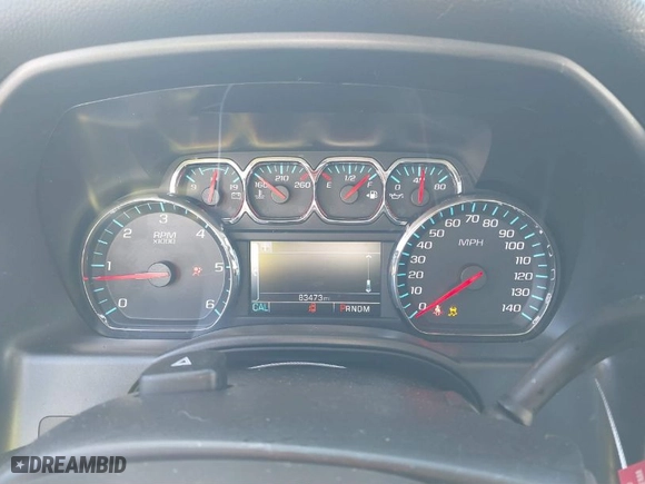 2016 Chevrolet Silverado 1500 LT with VIN 3GCUKREC1GG289513, listed as a IAAI auction lot 41407335 with 83,473 mi miles. Bid and sale history available at carsss.com. Image 7.