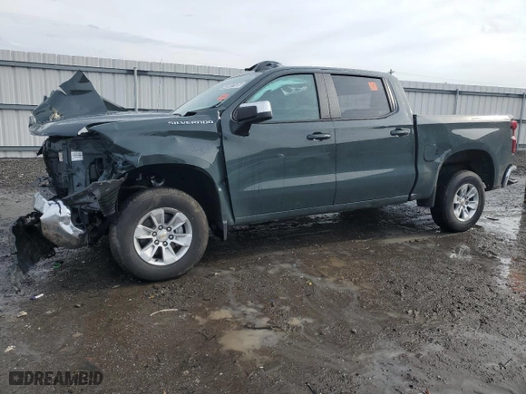 2025 Chevrolet Silverado 1500 LT with VIN 1GCUKDED8SZ171415, listed as a Copart auction lot 48155135 with 0 mi miles and Salvage Title. Bid and sale history available at carsss.com. Image 1.
