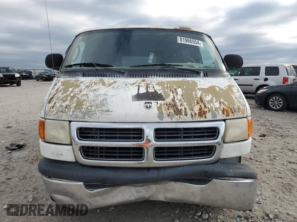 2002 Dodge Passenger z VIN 2B5WB35Z62K116830, wystawiony jako Copart lot #81966554 z przebiegiem Nie podano mil oraz Szkoda całkowita • Salvage title. Historia ofert i sprzedaży dostępna na DreamBid. Obrazek 5.