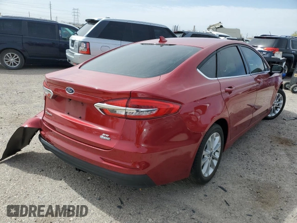 2020 Ford Fusion Hybrid SE with VIN 3FA6P0LU2LR219735, listed as a Copart auction lot 50076395 with 29,008 mi miles and Salvage Title. Bid and sale history available at carsss.com. Image 3.