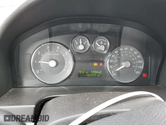 2009 Mercury Milan with VIN 3MEHM07Z59R615067, listed as a Copart auction lot 44774635 with 181,177 mi miles and Salvage title. Bid and sale history available at DreamBid. Image 9.