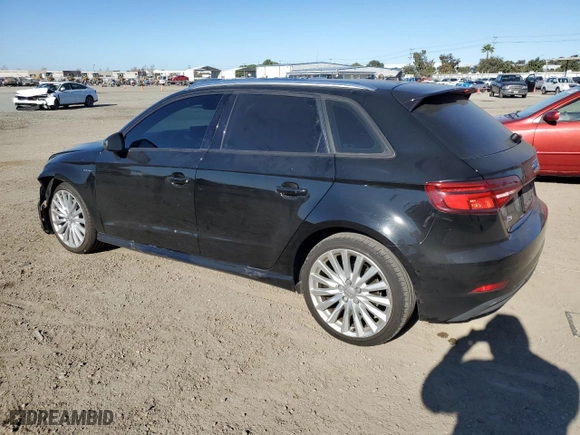 2017 Audi A3 Sportback e-tron Premium with VIN WAUUPBFF5HA036628, listed as a Copart auction lot 88104335 with 78,806 mi miles and Salvage Title. Bid and sale history available at carsss.com. Image 2.
