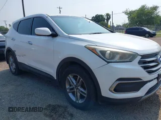 2018 Hyundai Santa Fe 2.4L with VIN 5NMZT3LBXJH073696, listed as a IAAI auction lot 42304431 with 112,418 mi miles and . Bid and sale history available at DreamBid. Image 1.