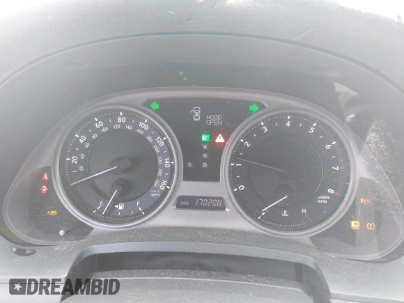 2008 Lexus IS 250 with VIN JTHBK262382072316, listed as a IAAI auction lot 42271350 with 170,208 mi miles and . Bid and sale history available at DreamBid. Image 16.