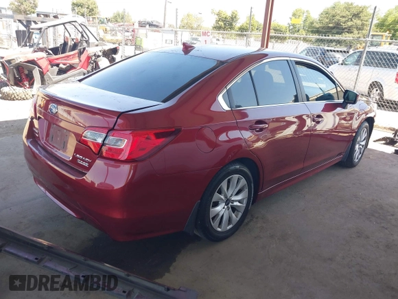 2017 Subaru Legacy Premium with VIN 4S3BNAC68H3006610, listed as a IAAI auction lot 42428204 with 110,810 mi miles and . Bid and sale history available at DreamBid. Image 4.