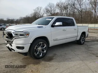 2020 Ram 1500 Limited z VIN 1C6RREHT5LN401762, wystawiony jako Copart lot #80530934 z przebiegiem 56 274 mil mil oraz Szkoda całkowita • Salvage title. Historia ofert i sprzedaży dostępna na DreamBid. Obrazek 1.