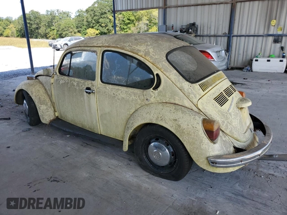 1973 Volkswagen Beetle with VIN 1132632464, listed as a Copart auction lot 70818624 with 6,730 mi miles and Clean Title. Bid and sale history available at DreamBid. Image 2.
