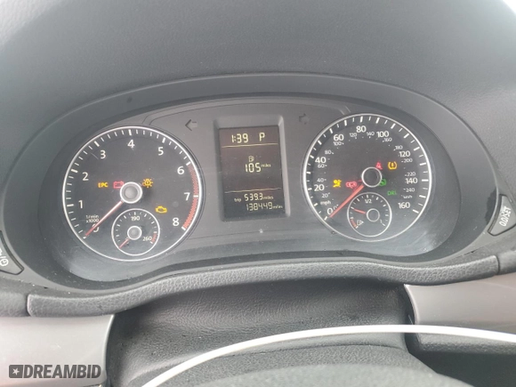 2014 Volkswagen Passat Wolfsburg Ed with VIN 1VWAT7A34EC091547, listed as a Copart auction lot 46141645 with 138,449 mi miles and Salvage Title. Bid and sale history available at carsss.com. Image 9.