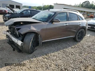 2006 Infiniti FX with VIN JNRAS08U16X100551, listed as a Copart auction lot 60538195 with 186,847 mi miles and Salvage title. Bid and sale history available at DreamBid. Image 1.