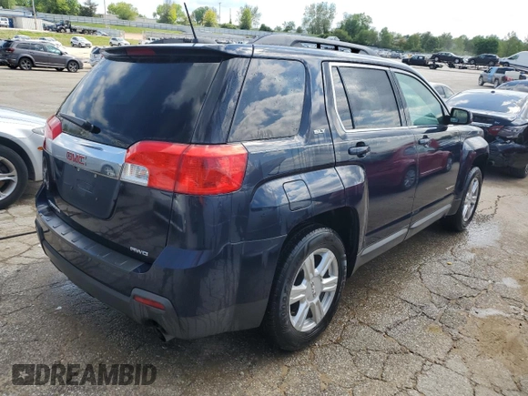 2015 GMC Terrain SLT with VIN 2GKFLXE36F6116787, listed as a Copart auction lot 52278444 with 124,649 mi miles and Salvage Title. Bid and sale history available at carsss.com. Image 3.