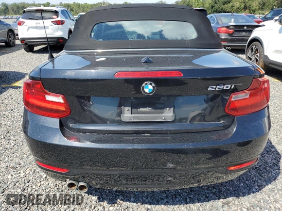 2015 BMW 2 Series 228i with VIN WBA1K5C52FV474012, listed as a Copart auction lot 73830094 with Not provided miles and Non repairable. Bid and sale history available at DreamBid. Image 6.