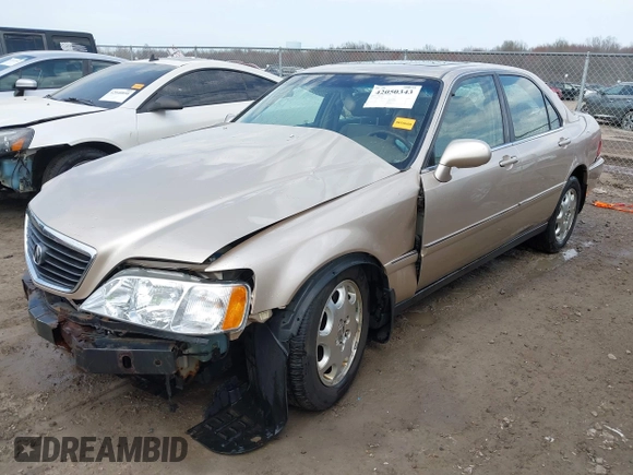 2000 Acura RL with VIN JH4KA9650YC007357, listed as a IAAI auction lot 42050343 with 1 mi miles. Bid and sale history available at carsss.com. Image 16.