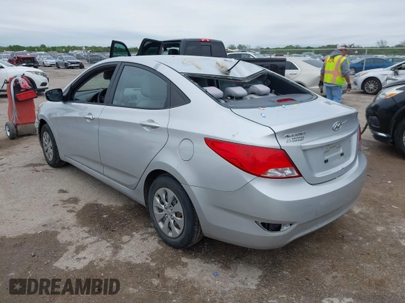 2015 Hyundai Accent GLS with VIN KMHCT4AE5FU883113, listed as a IAAI auction lot 41899701 with 123,023 mi miles and . Bid and sale history available at carsss.com. Image 3.