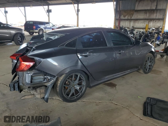 2016 Honda Civic Sedan EX with VIN 2HGFC2F81GH504302, listed as a Copart auction lot 48670535 with 170,693 mi miles and Salvage Title. Bid and sale history available at carsss.com. Image 3.