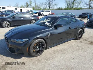 2021 BMW M4 with VIN WBS53AZ08MCF95296, listed as a Copart auction lot 51476735 with Not provided miles and Salvage title. Bid and sale history available at DreamBid. Image 1.