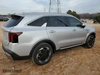 2025 Kia Sorento Hybrid EX with VIN KNDRH4JG9S5290585, listed as a Copart auction lot 42186835 with 387 mi miles and Salvage Title. Bid and sale history available at carsss.com. Image 3.