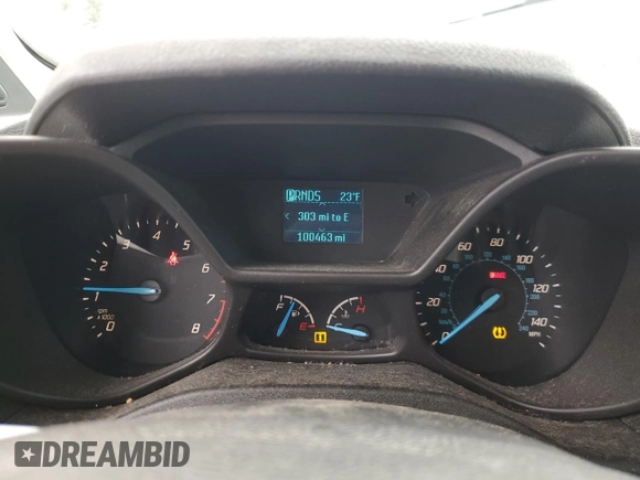 2015 Ford Transit Connect XLT with VIN NM0AE8F77F1202312, listed as a Copart auction lot 87724125 with 100,463 mi miles and Salvage title. Bid and sale history available at DreamBid. Image 9.