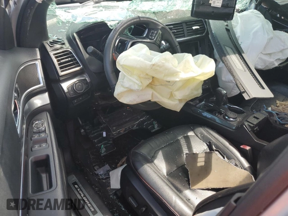 2016 Ford Explorer Sport z VIN 1FM5K8GTXGGA03127, wystawiony jako Copart lot #56862035 z przebiegiem Nie podano mil oraz Szkoda całkowita • Salvage title. Historia ofert i sprzedaży dostępna na DreamBid. Obrazek 8.