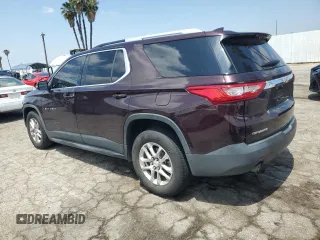 2018 Chevrolet Traverse LT Cloth z VIN 1GNERGKW6JJ200115, wystawiony jako Copart lot #54846515 z przebiegiem 79 785 mil mil oraz Szkoda całkowita • Salvage title. Historia ofert i sprzedaży dostępna na DreamBid. Obrazek 2.