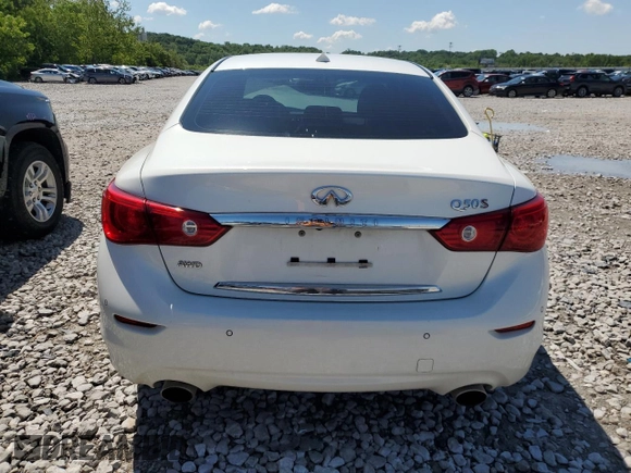 2014 Infiniti Q50 Premium z VIN JN1BV7AR0EM705108, wystawiony jako Copart lot #58990385 z przebiegiem 138 110 mil mil oraz Szkoda całkowita • Salvage title. Historia ofert i sprzedaży dostępna na DreamBid. Obrazek 6.