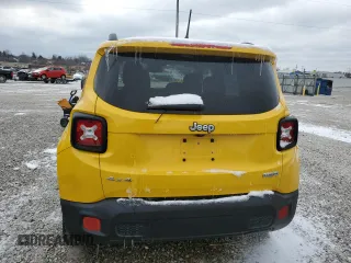 2017 Jeep Renegade Latitude with VIN ZACCJBBB4HPE72776, listed as a Copart auction lot 44373375 with 91,913 mi miles and Salvage Title. Bid and sale history available at carsss.com. Image 6.