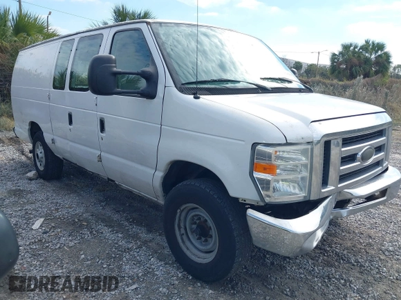 2008 Ford Econoline Cargo Commercial with VIN 1FTNS24W88DB52705, listed as a IAAI auction lot 41282595 with Not Provided miles and . Bid and sale history available at DreamBid. Image 1.