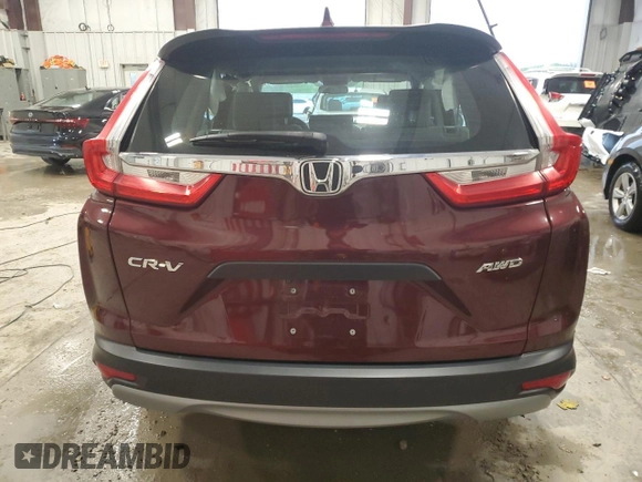 2019 Honda CR-V LX z VIN 2HKRW6H3XKH205824, wystawiony jako Copart lot #59087485 z przebiegiem Nie podano mil oraz Szkoda całkowita • Salvage title. Historia ofert i sprzedaży dostępna na DreamBid. Obrazek 6.
