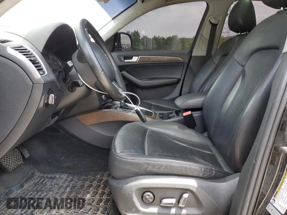 2013 Audi Q5 Premium Plus with VIN WA1LFAFP7DA091851, listed as a Copart auction lot 59974945 with 127,335 mi miles and Salvage title. Bid and sale history available at DreamBid. Image 7.