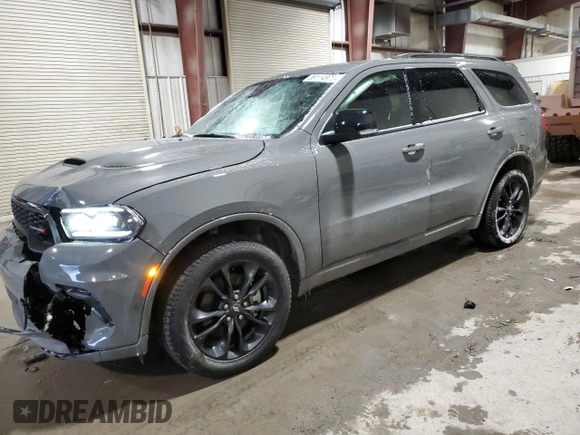 2025 Dodge Durango GT Plus с VIN 1C4RDJDG9SC507277, выставлен на аукционе Copart как лот 89114975 с пробегом 4 917 миль миль и Списание • Salvage title. История ставок и продаж доступна на DreamBid. Изображение 1.